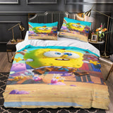 Laden Sie das Bild in den Galerie-Viewer, SpongeBob SquarePants Duvet Cover Pattren Bedding Set Without Filler