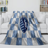 Laden Sie das Bild in den Galerie-Viewer, Sporting Kansas City Blanket Flannel Fleece Throw Room Decoration