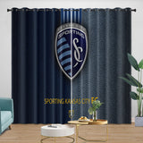 Laden Sie das Bild in den Galerie-Viewer, Sporting Kansas City Curtains Blackout Window Drapes Room Decoration