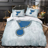 Laden Sie das Bild in den Galerie-Viewer, St. Louis Blues Bedding Set Quilt Duvet Cover Without Filler