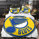 Laden Sie das Bild in den Galerie-Viewer, St. Louis Blues Bedding Set Quilt Duvet Cover Without Filler