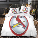Laden Sie das Bild in den Galerie-Viewer, St. Louis Cardinals Bedding Set Quilt Cover Without Filler