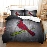 Laden Sie das Bild in den Galerie-Viewer, St. Louis Cardinals Bedding Set Quilt Cover Without Filler