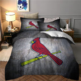 Laden Sie das Bild in den Galerie-Viewer, St. Louis Cardinals Bedding Set Quilt Cover Without Filler