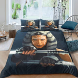 Laden Sie das Bild in den Galerie-Viewer, Star Wars Ahsoka Bettwäsche-Set Muster Bettbezug