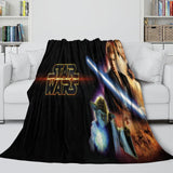Laden Sie das Bild in den Galerie-Viewer, Star Wars Attack of the Clones Blanket Flannel Throw Room Decoration
