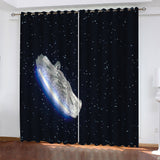Laden Sie das Bild in den Galerie-Viewer, Star Wars Kids Curtains Blackout Window Drapes Room Decoration