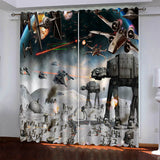 Laden Sie das Bild in den Galerie-Viewer, Star Wars Kids Curtains Blackout Window Drapes Room Decoration