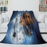 Laden Sie das Bild in den Galerie-Viewer, Star Wars Empire Strikes Back Blanket Flannel Throw Room Decoration