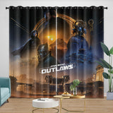 Laden Sie das Bild in den Galerie-Viewer, Star Wars Outlaws Vorhänge Verdunkelungsvorhänge Raumdekoration