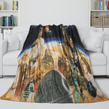 Laden Sie das Bild in den Galerie-Viewer, Star Wars Pattern Blanket Flannel Throw Room Decoration