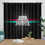 Laden Sie das Bild in den Galerie-Viewer, Star Wars Pattern Curtains Movie Blackout Window Drapes