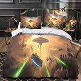 Laden Sie das Bild in den Galerie-Viewer, Star Wars Pattern Duvet Cover Bedding Set Cover Without Filler