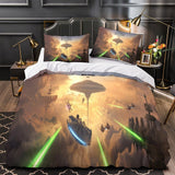 Laden Sie das Bild in den Galerie-Viewer, Star Wars Pattern Duvet Cover Bedding Set Without Filler
