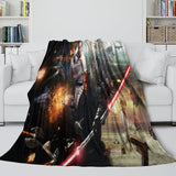 Laden Sie das Bild in den Galerie-Viewer, Star Wars Phantom Menace Blanket Flannel Throw Room Decoration