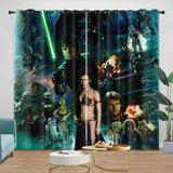 Laden Sie das Bild in den Galerie-Viewer, Star Wars Return of the Jedi Curtains Blackout Window Drapes