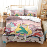 Laden Sie das Bild in den Galerie-Viewer, Star vs the Forces of Evil Bedding Set Duvet Cover Without Filler