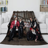 Laden Sie das Bild in den Galerie-Viewer, Stray Kids Blanket Flannel Fleece Pattern Throw Room Decoration