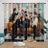 Laden Sie das Bild in den Galerie-Viewer, Stray Kids Curtains Blackout Window Drapes Room Decoration