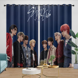 Laden Sie das Bild in den Galerie-Viewer, Stray Kids Curtains Blackout Window Pattern Drapes Room Decoration