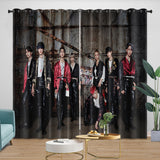 Laden Sie das Bild in den Galerie-Viewer, Stray Kids Curtains Blackout Window Pattern Drapes Room Decoration