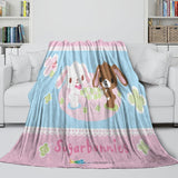 Laden Sie das Bild in den Galerie-Viewer, Sugarbunnies Blanket Flannel Fleece Throw Room Decoration