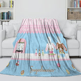 Laden Sie das Bild in den Galerie-Viewer, Sugarbunnies Blanket Flannel Fleece Throw Room Decoration