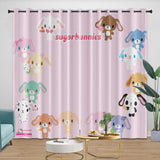 Laden Sie das Bild in den Galerie-Viewer, Sugarbunnies Curtains Blackout Window Drapes Room Decoration