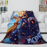 Laden Sie das Bild in den Galerie-Viewer, Sundrop And Moondrop Blanket Flannel Fleece Throw