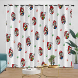 Laden Sie das Bild in den Galerie-Viewer, Super Mario Pattern Curtains Blackout Kids Room Window Drapes