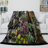 Laden Sie das Bild in den Galerie-Viewer, Superhero Hulk Blanket Flannel Throw Kids Room Decoration