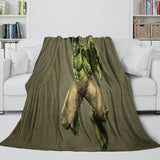 Laden Sie das Bild in den Galerie-Viewer, Superhero Hulk Blanket Flannel Throw Kids Room Decoration