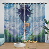 Laden Sie das Bild in den Galerie-Viewer, Sword Art Online Curtains Blackout Kids Room Window Drapes