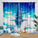Laden Sie das Bild in den Galerie-Viewer, Sword Art Online Curtains Blackout Kids Room Window Drapes
