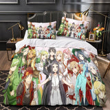 Laden Sie das Bild in den Galerie-Viewer, Sword Art Online Duvet Cover Pattern Bedding Set Without Filler