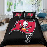 Laden Sie das Bild in den Galerie-Viewer, Tampa Bay Buccaneers Bedding Set Duvet Cover Without Filler