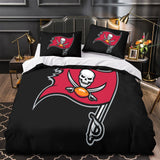 Laden Sie das Bild in den Galerie-Viewer, Tampa Bay Buccaneers Bedding Set Duvet Cover Without Filler