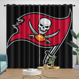 Laden Sie das Bild in den Galerie-Viewer, Tampa Bay Buccaneers Curtains Blackout Window Drapes Room Decoration