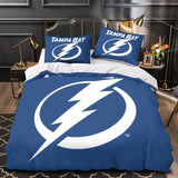 Laden Sie das Bild in den Galerie-Viewer, Tampa Bay Lightning Bedding Set Quilt Duvet Cover Without Filler