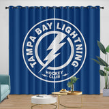 Laden Sie das Bild in den Galerie-Viewer, Tampa Bay Lightning Curtains Blackout Window Drapes Room Decoration