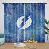 Laden Sie das Bild in den Galerie-Viewer, Tampa Bay Lightning Curtains Blackout Window Drapes Room Decoration