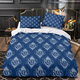 Laden Sie das Bild in den Galerie-Viewer, Tampa Bay Rays Bedding Set Quilt Cover Without Filler