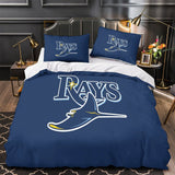 Laden Sie das Bild in den Galerie-Viewer, Tampa Bay Rays Bedding Set Quilt Cover Without Filler