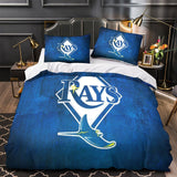 Laden Sie das Bild in den Galerie-Viewer, Tampa Bay Rays Bedding Set Quilt Cover Without Filler