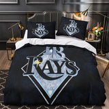 Laden Sie das Bild in den Galerie-Viewer, Tampa Bay Rays Bedding Set Quilt Cover Without Filler
