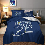 Laden Sie das Bild in den Galerie-Viewer, Tampa Bay Rays Bedding Set Quilt Cover Without Filler