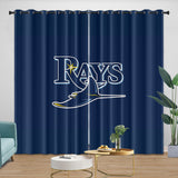 Laden Sie das Bild in den Galerie-Viewer, Tampa Bay Rays Curtains Blackout Window Drapes Room Decoration