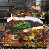 Laden Sie das Bild in den Galerie-Viewer, Teenage Mutant Ninja Turtles Mutant Mayhem Bettwäsche-Set, Steppdecke, Bettbezug ohne Füllstoff