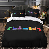 Laden Sie das Bild in den Galerie-Viewer, Tetris Bettwäsche-Set, gemusterter Bettbezug ohne Füllstoff