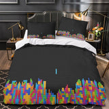 Laden Sie das Bild in den Galerie-Viewer, Tetris Bettwäsche-Set, gemusterter Bettbezug ohne Füllstoff